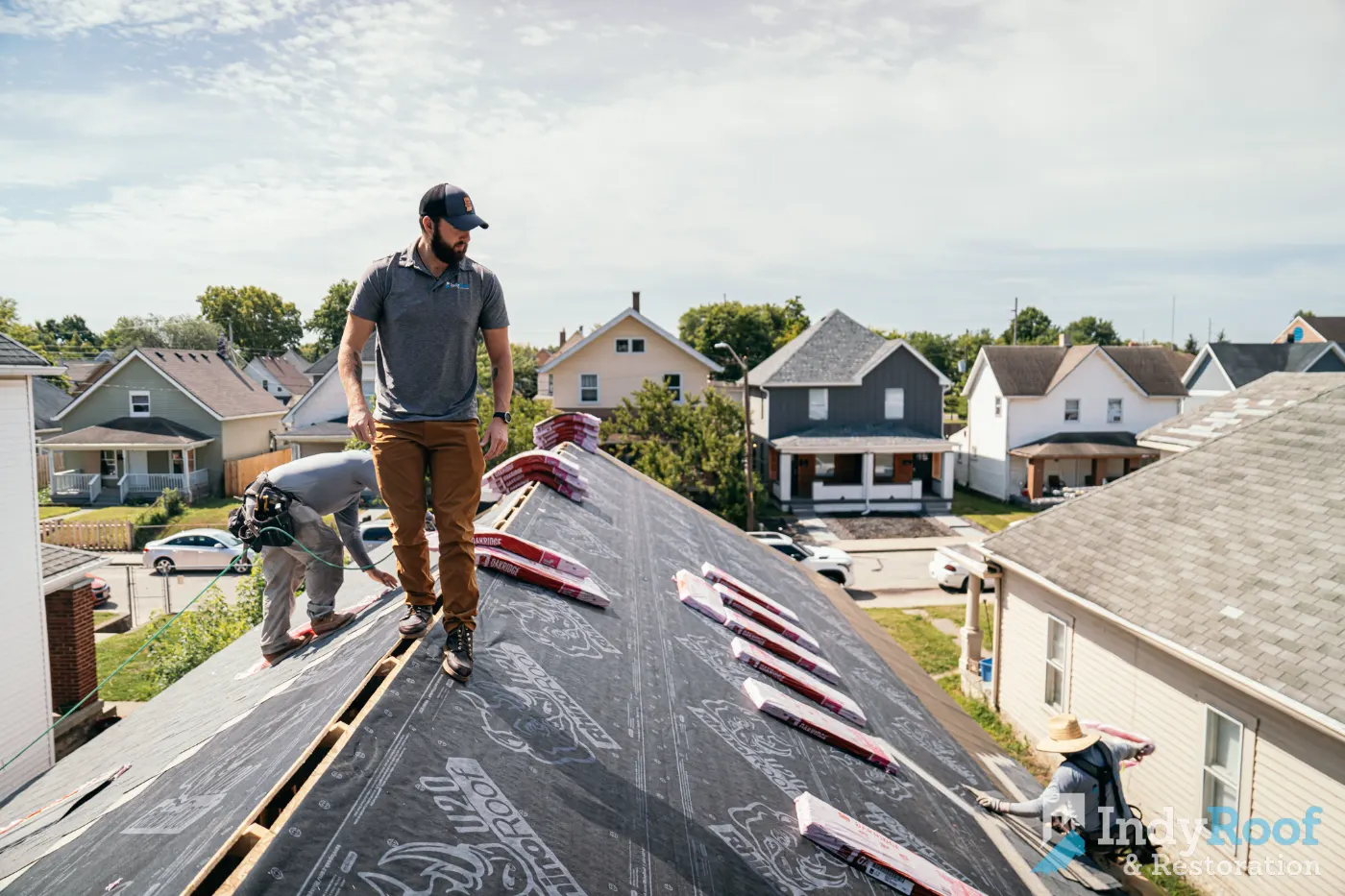 Roofing by Burnettsville Roofing near Tipton, IN